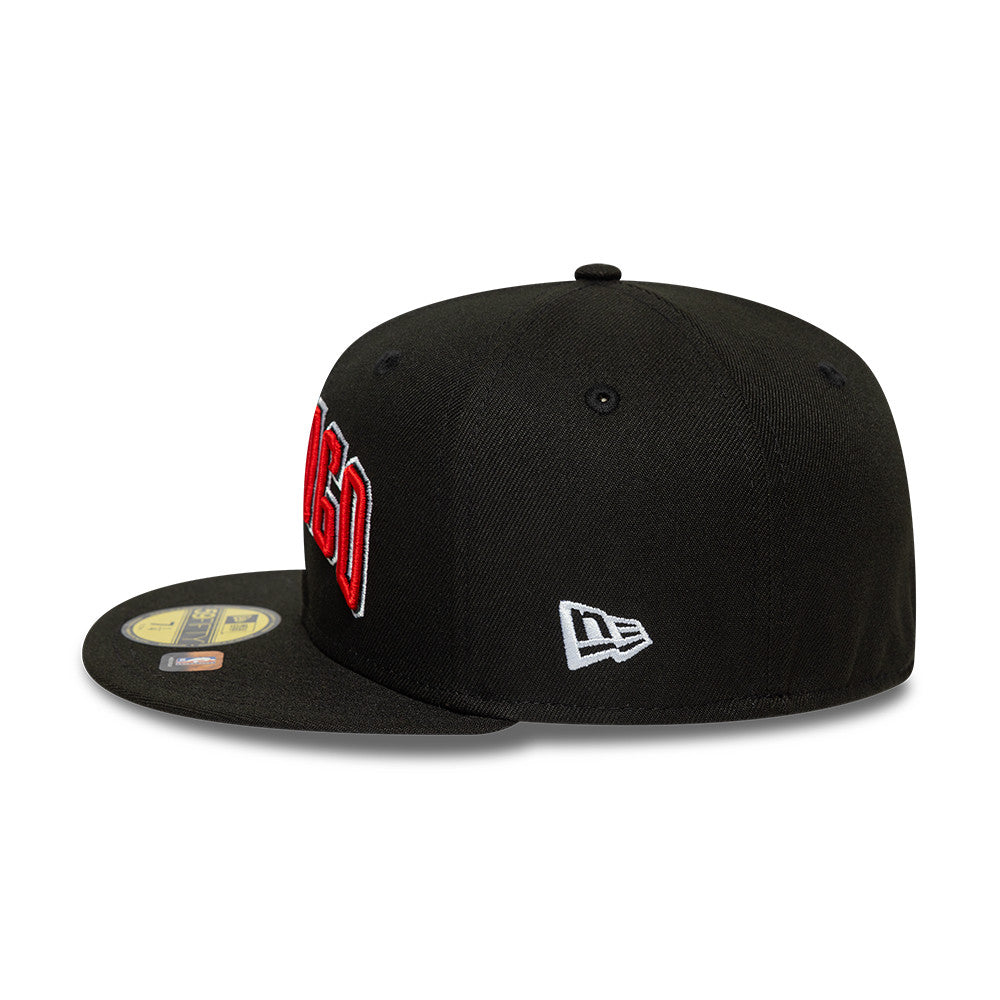 Chicago Bulls New Era 2024 Statement Edition Official Black 59FIFTY Fitted Hat