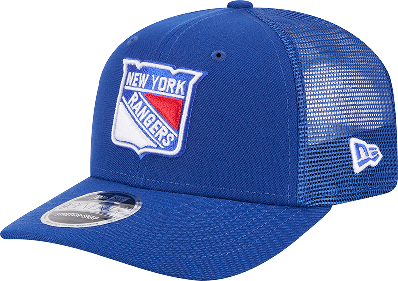 Men's New York Rangers New Era Royal New Era 9SEVENTY Trucker Hat