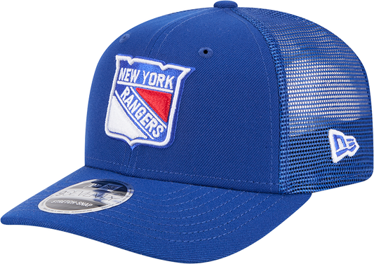 Men's New York Rangers New Era Royal New Era 9SEVENTY Trucker Hat