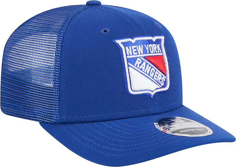 Men's New York Rangers New Era Royal New Era 9SEVENTY Trucker Hat