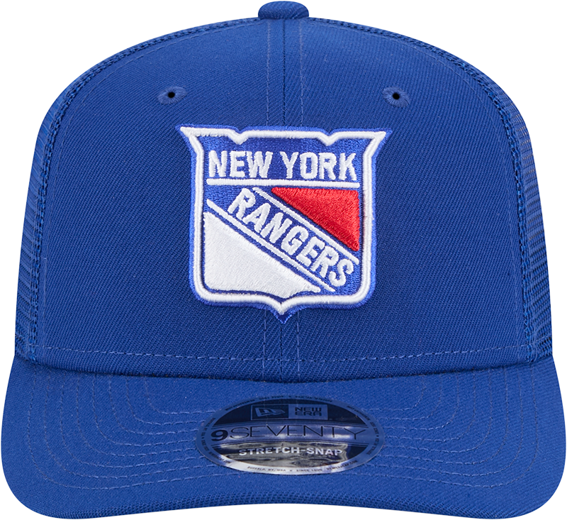 Men's New York Rangers New Era Royal New Era 9SEVENTY Trucker Hat