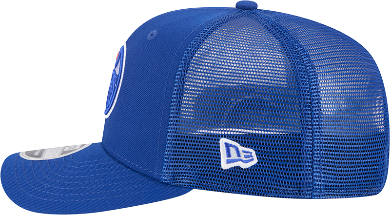Edmonton Oilers New Era Royal 9SEVENTY Trucker Adjustable Hat