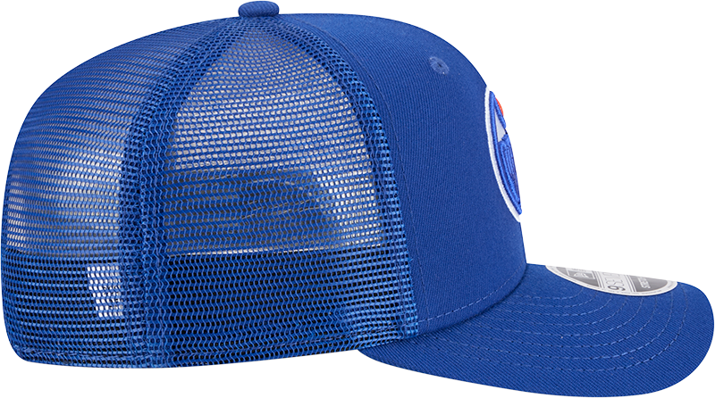 Edmonton Oilers New Era Royal 9SEVENTY Trucker Adjustable Hat