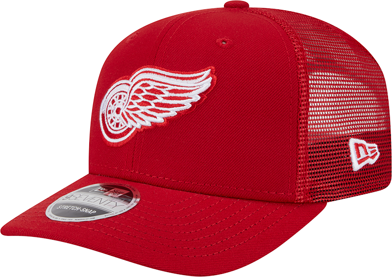 Men's Detroit Red Wings New Era Red New Era 9SEVENTY Trucker Hat