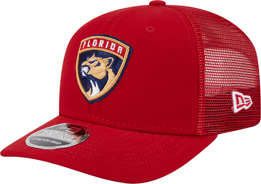 Men's Florida Panthers New Era Red New Era 9SEVENTY Trucker Hat