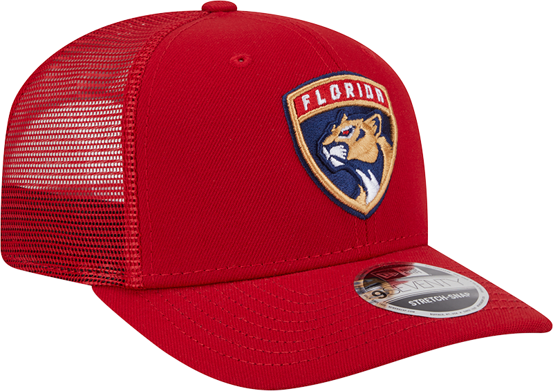 Men's Florida Panthers New Era Red New Era 9SEVENTY Trucker Hat