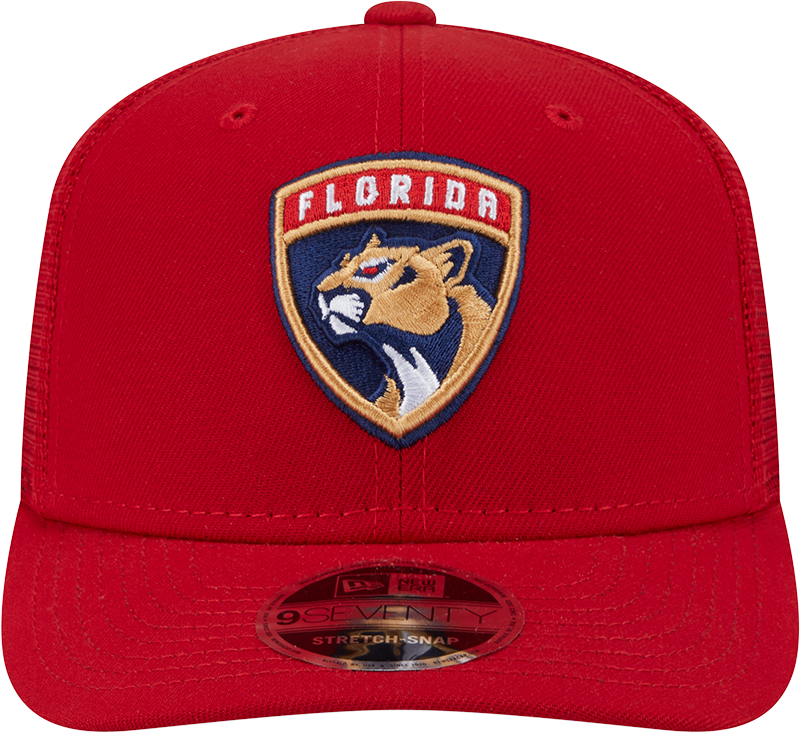 Men's Florida Panthers New Era Red New Era 9SEVENTY Trucker Hat