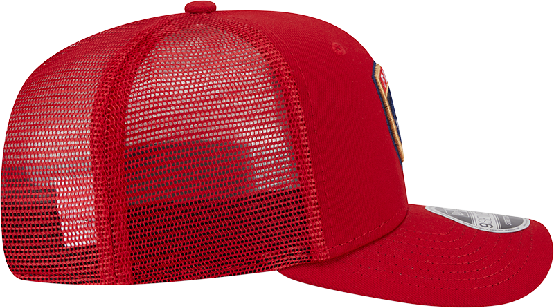 Men's Florida Panthers New Era Red New Era 9SEVENTY Trucker Hat