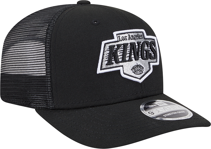 Men's Los Angeles Kings New Era Black New Era 9SEVENTY Trucker Hat