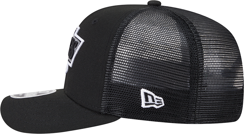 Men's Los Angeles Kings New Era Black New Era 9SEVENTY Trucker Hat