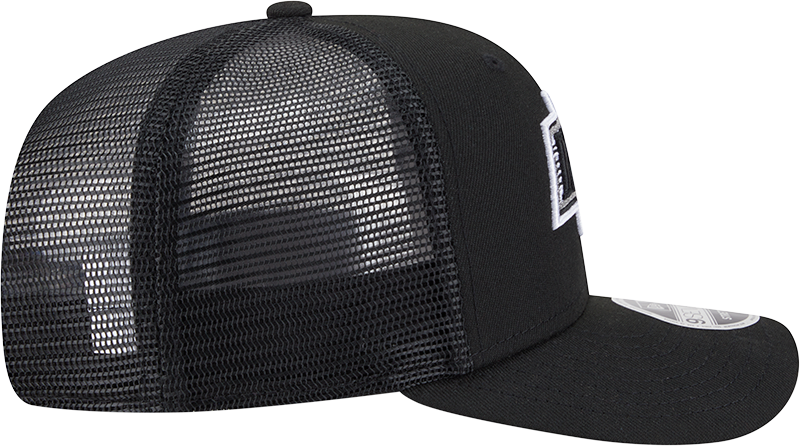 Men's Los Angeles Kings New Era Black New Era 9SEVENTY Trucker Hat