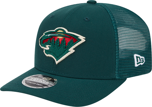 Men's Minnesota Wild New Era Green New Era 9SEVENTY Trucker Hat