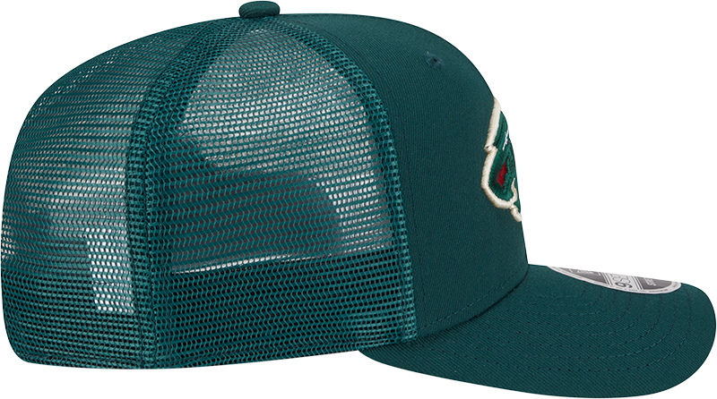 Men's Minnesota Wild New Era Green New Era 9SEVENTY Trucker Hat