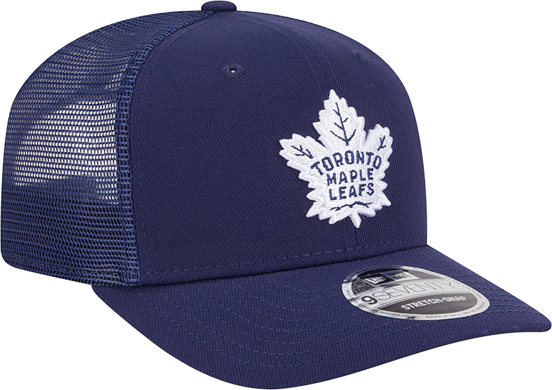 Men's Toronto Maple Leafs New Era Navy New Era 9SEVENTY Trucker Hat