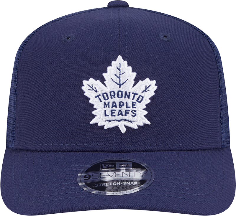 Men's Toronto Maple Leafs New Era Navy New Era 9SEVENTY Trucker Hat