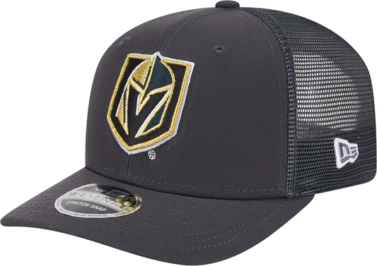 Men's Vegas Golden Knights New Era Gray New Era 9SEVENTY Trucker Hat