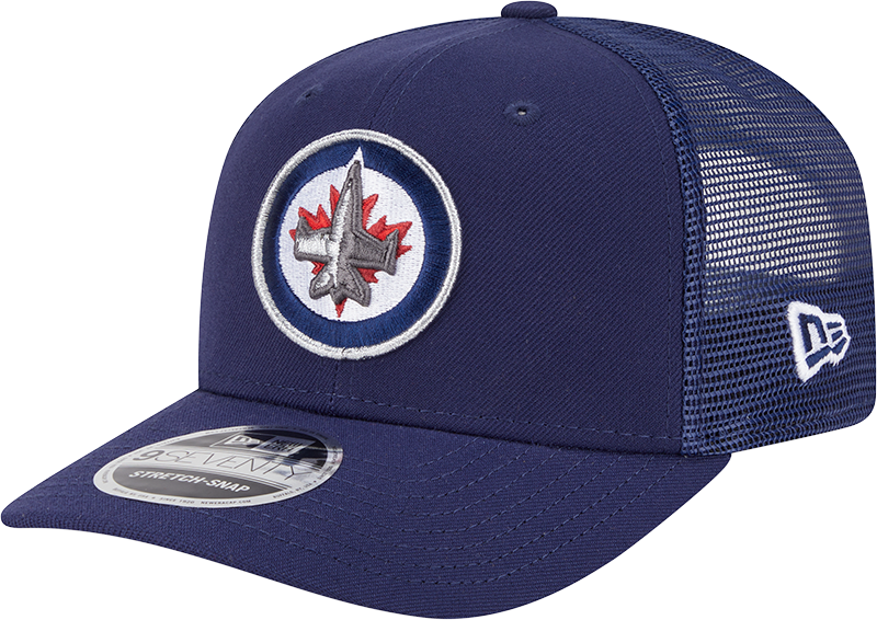 Men's Winnipeg Jets New Era Navy New Era 9SEVENTY Trucker Hat