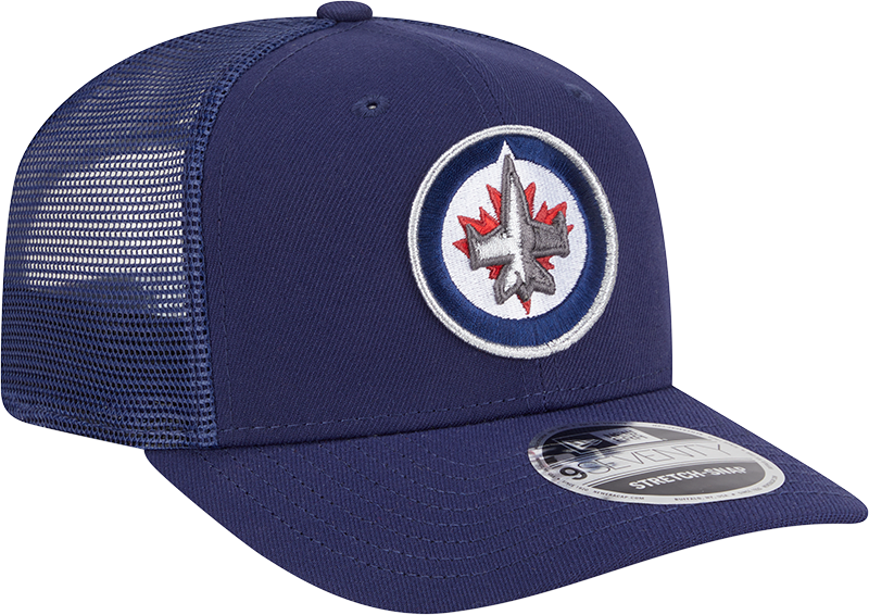 Men's Winnipeg Jets New Era Navy New Era 9SEVENTY Trucker Hat