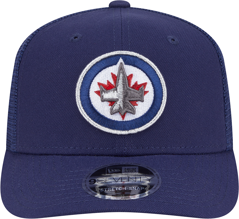 Men's Winnipeg Jets New Era Navy New Era 9SEVENTY Trucker Hat