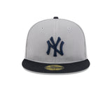 New York Yankees New Era Road Grey 2025 Spring Training 59FIFTY Fitted Hat - Pro Jersey Sports