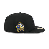 Chicago White Sox Jackie Robinson Day 25 New Era Black Game Authentic Collection On-Field 59FIFTY Fitted Hat - Pro Jersey Sports