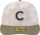Chicago Cubs 2025 Armed Forces Day New Era Camo 59FIFTY Fitted Hat - Pro Jersey Sports