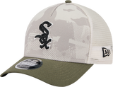 Chicago White Sox 2025 Armed Forces Day Camo New Era 9FORTY M-Crown Trucker Adjustable Hat - Pro Jersey Sports