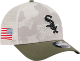 Chicago White Sox 2025 Armed Forces Day Camo New Era 9FORTY M-Crown Trucker Adjustable Hat - Pro Jersey Sports