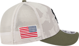 Chicago White Sox 2025 Armed Forces Day Camo New Era 9FORTY M-Crown Trucker Adjustable Hat - Pro Jersey Sports