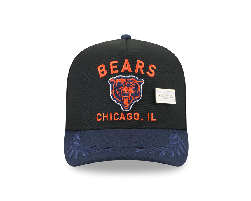 Men's Chicago Bears New Era Black 2025 On Stage NFL Draft A-Frame 59FIFTY Fitted Hat - Pro Jersey Sports