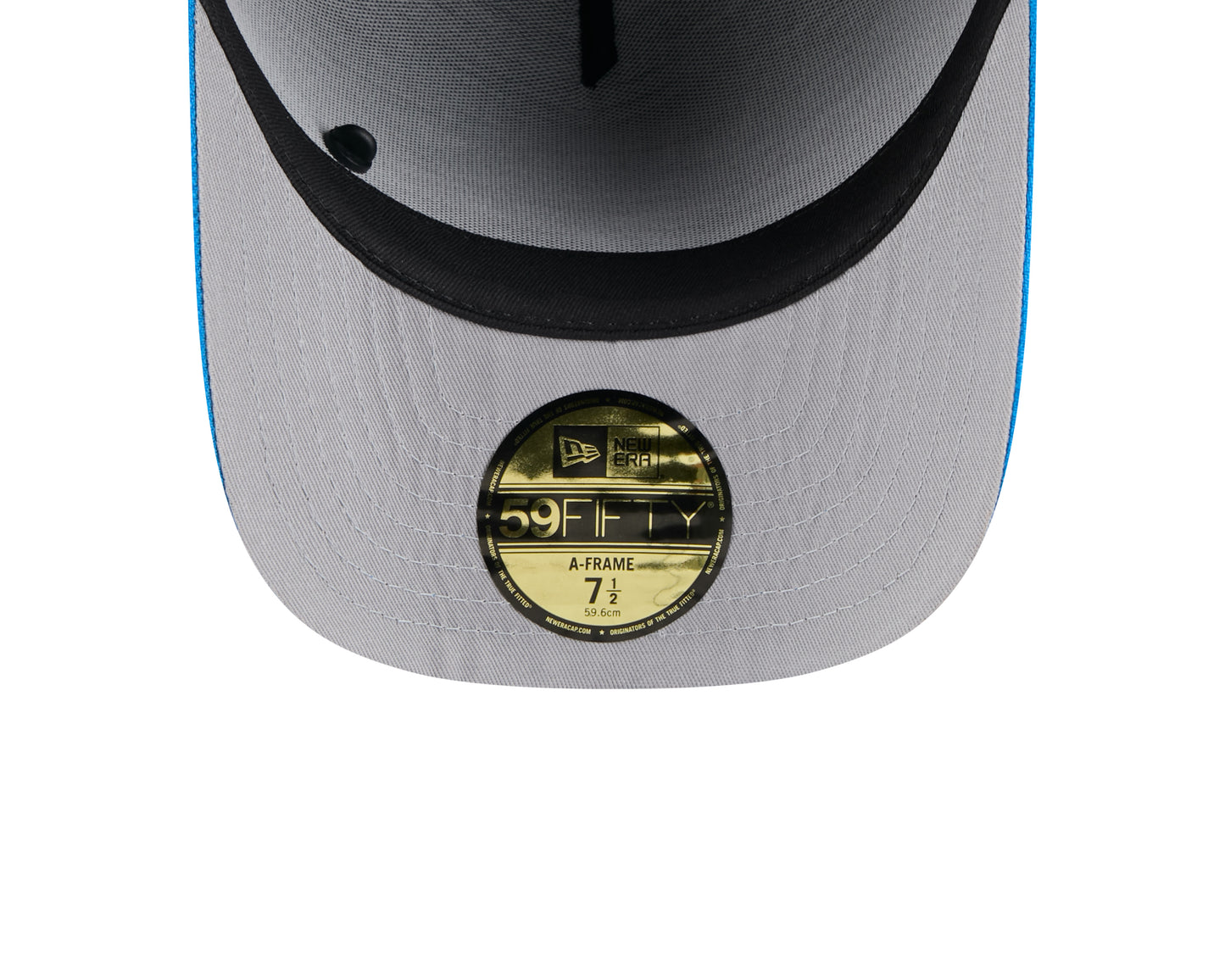 Men's Detroit Lions New Era Black 2025 On Stage NFL Draft A-Frame 59FIFTY Fitted Hat - Pro Jersey Sports