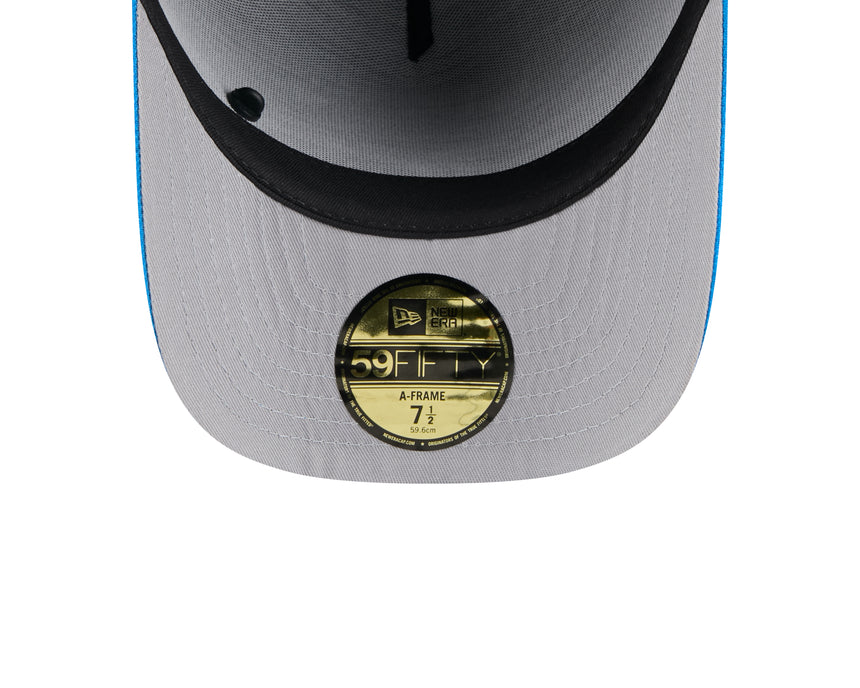 Men's Detroit Lions New Era Black 2025 On Stage NFL Draft A-Frame 59FIFTY Fitted Hat - Pro Jersey Sports