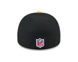 Men's Pittsburgh Steelers New Era Black 2025 On Stage NFL Draft A-Frame 59FIFTY Fitted Hat - Pro Jersey Sports