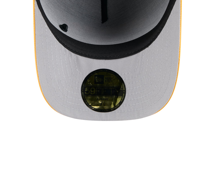 Men's Pittsburgh Steelers New Era Black 2025 On Stage NFL Draft A-Frame 59FIFTY Fitted Hat - Pro Jersey Sports