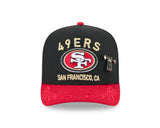 Men's San Francisco 49ers New Era Black 2025 On Stage NFL Draft A-Frame 59FIFTY Fitted Hat - Pro Jersey Sports