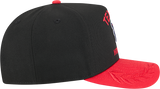 Men's Houston Texans New Era 2025 NFL Draft Black A-Frame 9FIFTY Snapback Adjustable Hat - Pro Jersey Sports