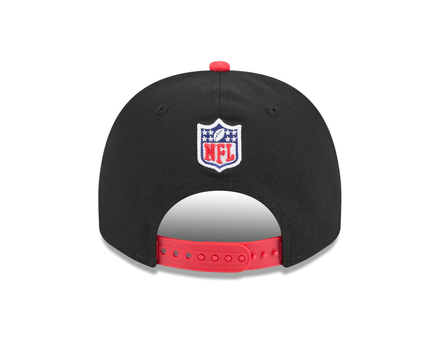 Men's Kansas City Chiefs New Era 2025 NFL Draft Black A-Frame 9FIFTY Snapback Adjustable Hat - Pro Jersey Sports