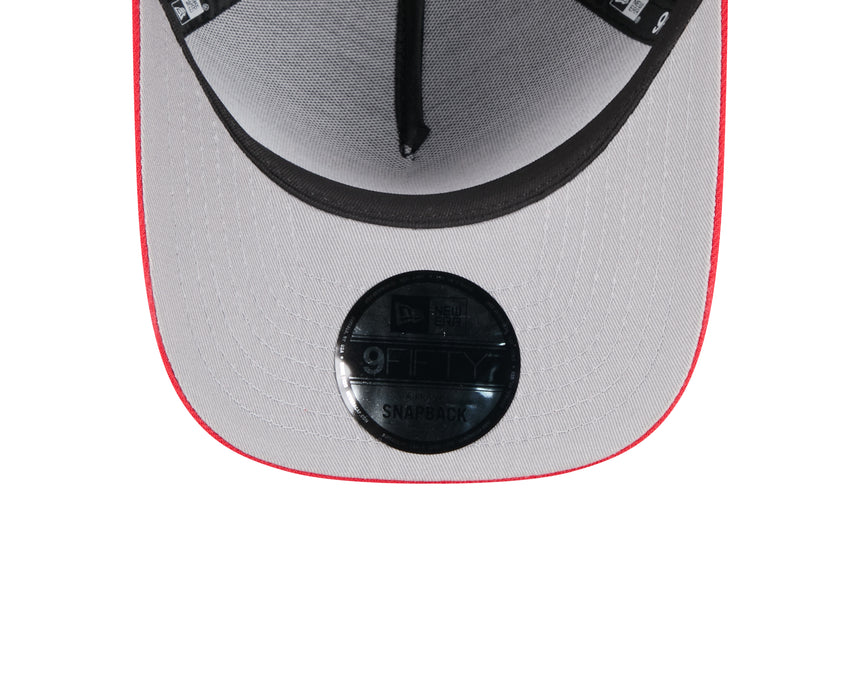 Men's Kansas City Chiefs New Era 2025 NFL Draft Black A-Frame 9FIFTY Snapback Adjustable Hat - Pro Jersey Sports