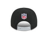 Men's Las Vegas Raiders New Era 2025 NFL Draft Black A-Frame 9FIFTY Snapback Adjustable Hat - Pro Jersey Sports