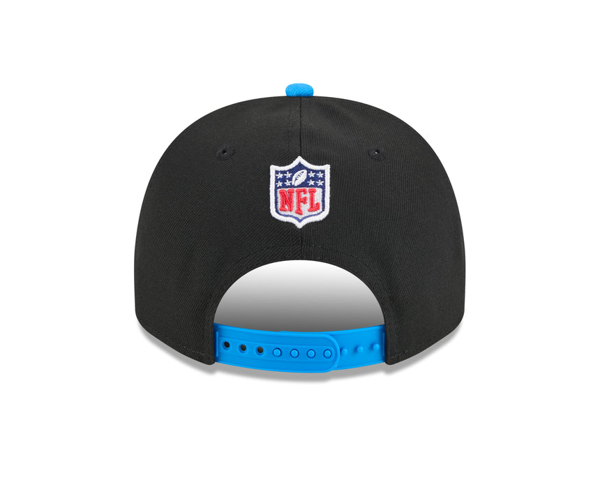 Men's Detroit Lions New Era 2025 NFL Draft Black A-Frame 9FIFTY Snapback Adjustable Hat - Pro Jersey Sports