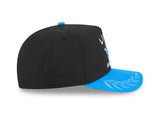 Men's Detroit Lions New Era 2025 NFL Draft Black A-Frame 9FIFTY Snapback Adjustable Hat - Pro Jersey Sports