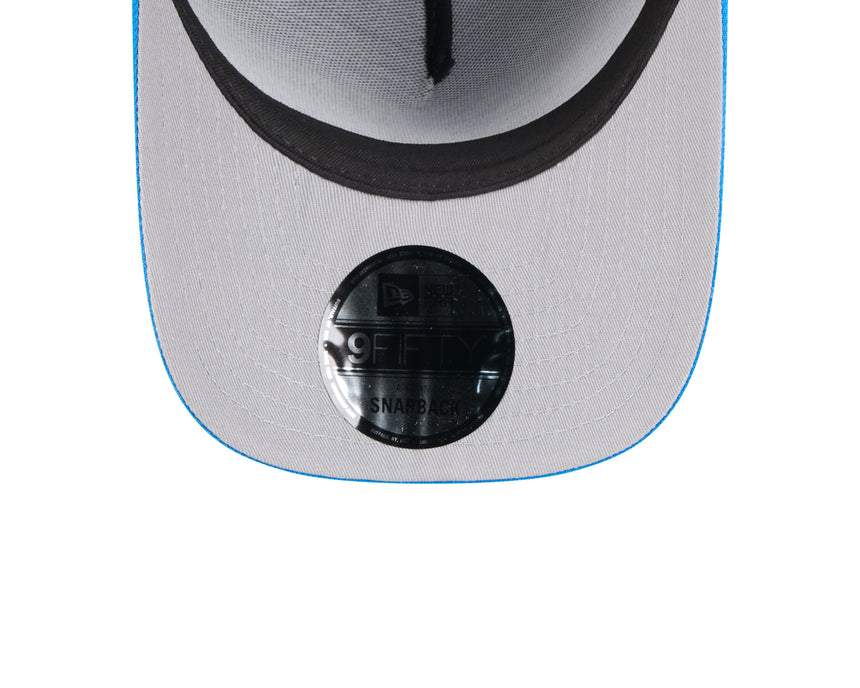 Men's Detroit Lions New Era 2025 NFL Draft Black A-Frame 9FIFTY Snapback Adjustable Hat - Pro Jersey Sports