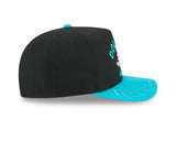 Men's Miami Dolphins New Era 2025 NFL Draft Black A-Frame 9FIFTY Snapback Adjustable Hat - Pro Jersey Sports