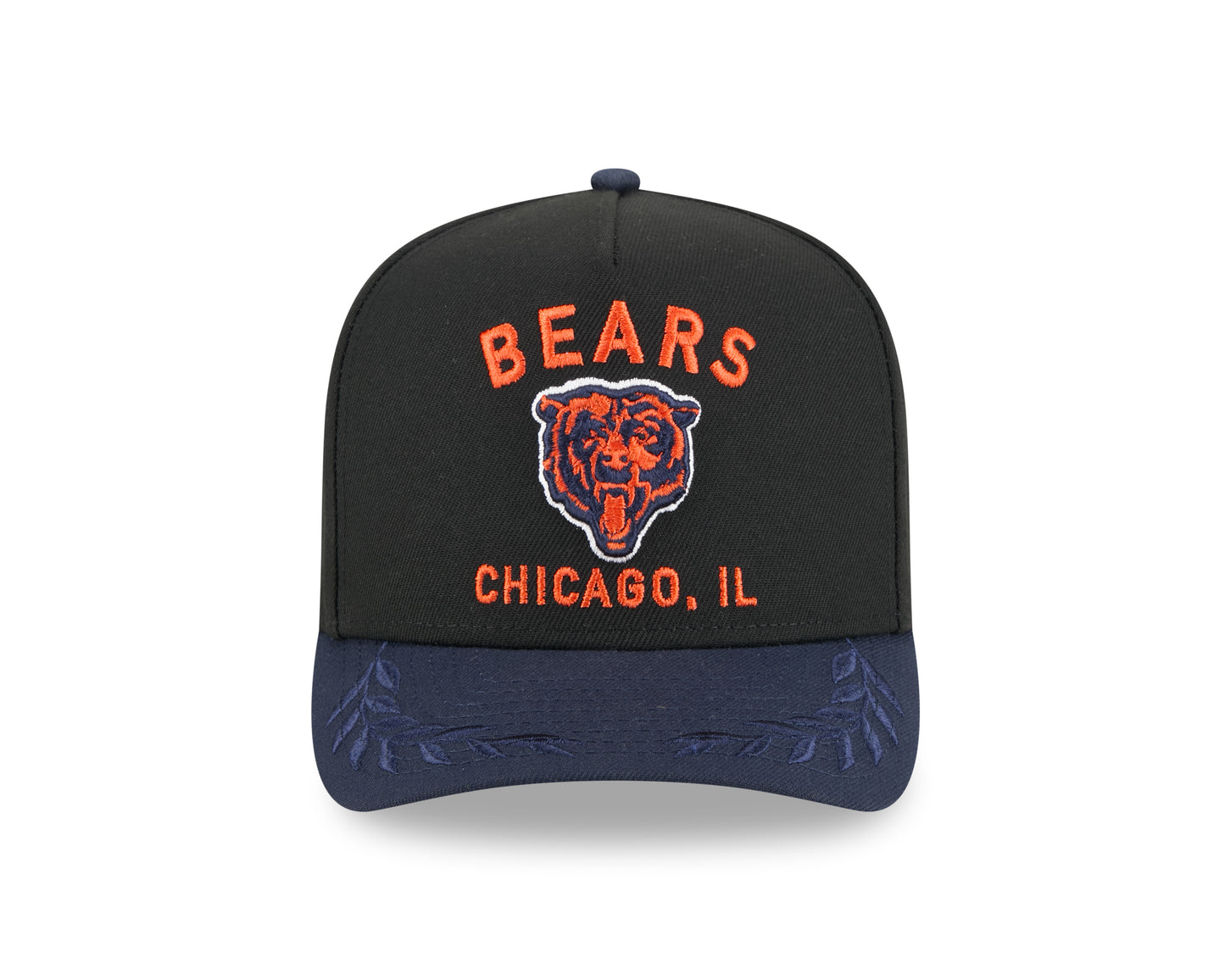 Men's Chicago Bears New Era 2025 NFL Draft Black A-Frame 9FIFTY Snapback Adjustable Hat - Pro Jersey Sports