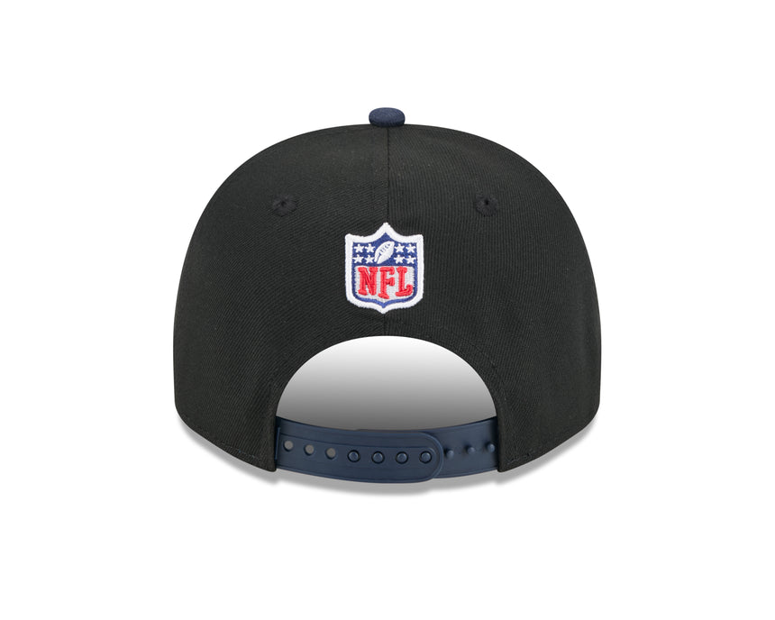 Men's Chicago Bears New Era 2025 NFL Draft Black A-Frame 9FIFTY Snapback Adjustable Hat - Pro Jersey Sports