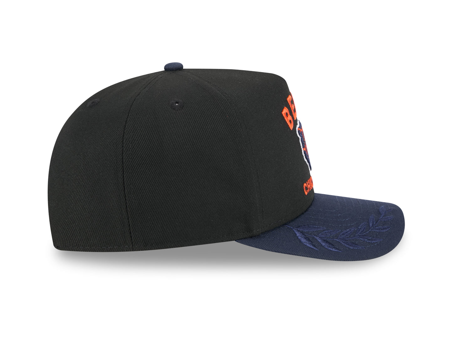 Men's Chicago Bears New Era 2025 NFL Draft Black A-Frame 9FIFTY Snapback Adjustable Hat - Pro Jersey Sports
