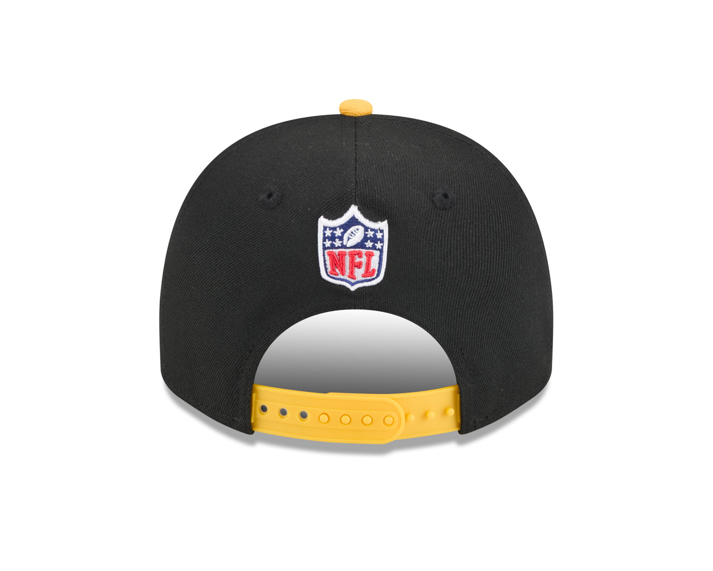 Men's Pittsburgh Steelers New Era 2025 NFL Draft Black A-Frame 9FIFTY Snapback Adjustable Hat - Pro Jersey Sports