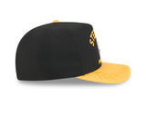 Men's Pittsburgh Steelers New Era 2025 NFL Draft Black A-Frame 9FIFTY Snapback Adjustable Hat - Pro Jersey Sports