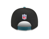 Men's Philadelphia Eagles New Era 2025 NFL Draft Black A-Frame 9FIFTY Snapback Adjustable Hat - Pro Jersey Sports