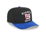 Men's New York Giants New Era 2025 NFL Draft Black A-Frame 9FIFTY Snapback Adjustable Hat - Pro Jersey Sports